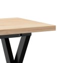 STOLIK KAWOWY Z NOGAMI W KSZTAŁCIE LITERYX110X40X45,5CM