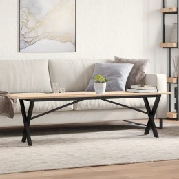 STOLIK KAWOWY Z NOGAMI W KSZTAŁCIE LITERYX 160X40X45CM
