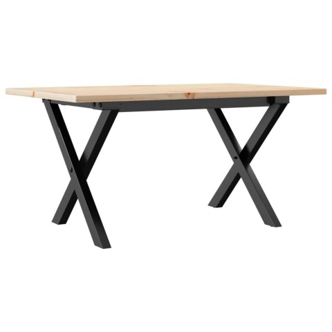 STOLIK KAWOWY Z NOGAMI W KSZTAŁCIE LITERYX 80X50X40CM