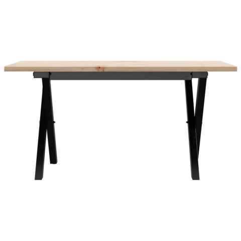 STOLIK KAWOWY Z NOGAMI W KSZTAŁCIE LITERYX 80X50X40CM