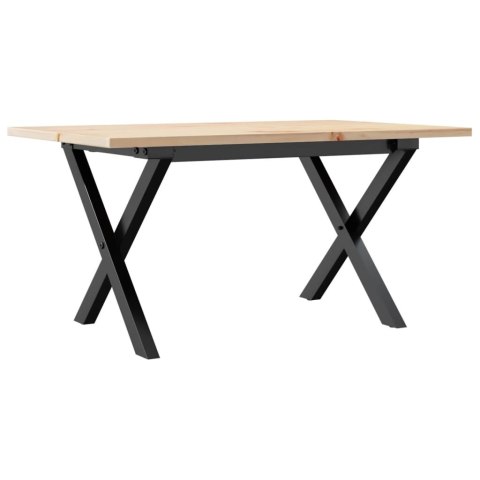 STOLIK KAWOWY Z NOGAMI W KSZTAŁCIE LITERYX 80X50X40CM