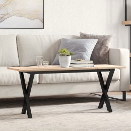 STOLIK KAWOWY Z NOGAMI W KSZTAŁCIE LITERYX110X40X45CM