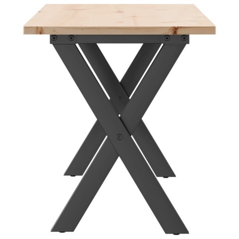 STOLIK KAWOWY Z NOGAMI W KSZTAŁCIE LITERYX110X40X45CM