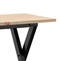STOLIK KAWOWY Z NOGAMI W KSZTAŁCIE LITERYX110X40X45CM