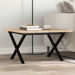 STOLIK KAWOWY Z NOGAMI W KSZTAŁCIE LITERYX60X60X40CM