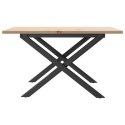 STOLIK KAWOWY Z NOGAMI W KSZTAŁCIE LITERYX60X60X40CM