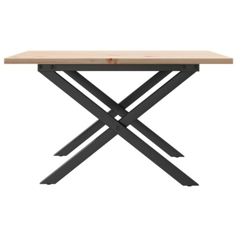 STOLIK KAWOWY Z NOGAMI W KSZTAŁCIE LITERYX60X60X40CM