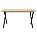 STOLIK KAWOWY Z NOGAMI W KSZTAŁCIE LITERYX90X90X45,5CM