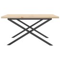 STOLIK KAWOWY Z NOGAMI W KSZTAŁCIE LITERYX90X90X45,5CM