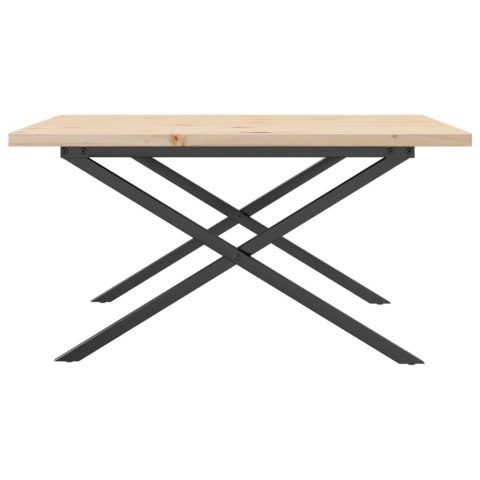 STOLIK KAWOWY Z NOGAMI W KSZTAŁCIE LITERYX90X90X45,5CM