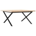 STOLIK KAWOWY Z NOGAMI W KSZTAŁCIE LITERYX90X90X45,5CM