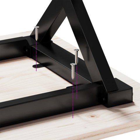 STOLIK KAWOWY Z NOGAMI W KSZTAŁCIE LITERYX90X90X45,5CM