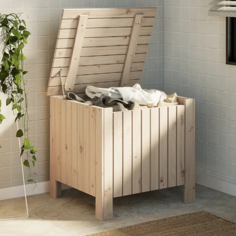 SKRZYNIA Z WIEKIEM RANA 60X49X54CM LITE DREWNO SOSNOWE