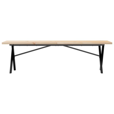 STOLIK KAWOWY Z NOGAMI W KSZTAŁCIE LITERYX160X40X45,5CM
