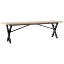 STOLIK KAWOWY Z NOGAMI W KSZTAŁCIE LITERYX160X40X45,5CM