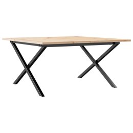 STOLIK KAWOWY Z NOGAMI W KSZTAŁCIE LITERYX90X90X45CM