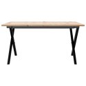 STOLIK KAWOWY Z NOGAMI W KSZTAŁCIE LITERYX90X90X45CM