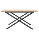 STOLIK KAWOWY Z NOGAMI W KSZTAŁCIE LITERYX90X90X45CM