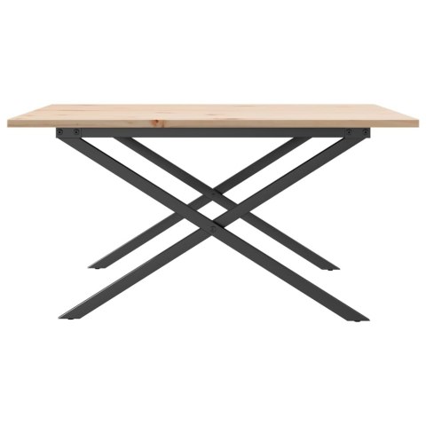 STOLIK KAWOWY Z NOGAMI W KSZTAŁCIE LITERYX90X90X45CM