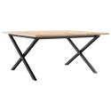 STOLIK KAWOWY Z NOGAMI W KSZTAŁCIE LITERYX90X90X45CM