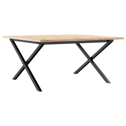 STOLIK KAWOWY Z NOGAMI W KSZTAŁCIE LITERYX90X90X45CM