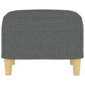 PODNÓŻEK CIEMNOSZARY 60X50X41CM TAPICEROWANY TKANINĄ