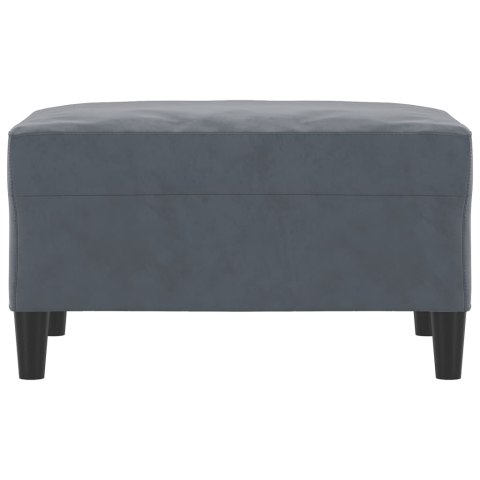 PODNÓŻEK CIEMNOSZARY 70X55X41CM AKSAMIT