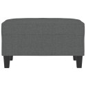 PODNÓŻEK CIEMNOSZARY 70X55X41CM TAPICEROWANY TKANINĄ