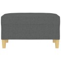 PODNÓŻEK CIEMNOSZARY 70X55X41CM TAPICEROWANY TKANINĄ