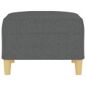 PODNÓŻEK CIEMNOSZARY 70X55X41CM TAPICEROWANY TKANINĄ