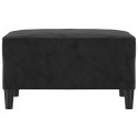 PODNÓŻEK CZARNY 70X55X41CM AKSAMIT