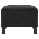 PODNÓŻEK CZARNY 70X55X41CM AKSAMIT