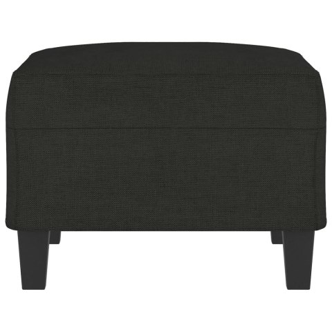 PODNÓŻEK CZARNY 70X55X41CM TAPICEROWANY TKANINĄ