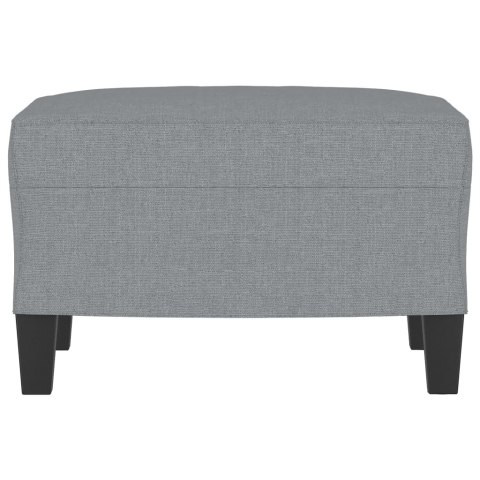 PODNÓŻEK JASNOSZARY 60X50X41CM TAPICEROWANY TKANINĄ