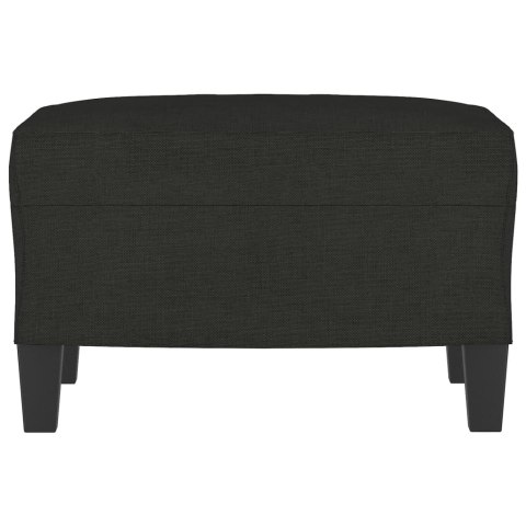 PODNÓŻEK CZARNY 60X50X41CM TAPICEROWANY TKANINĄ