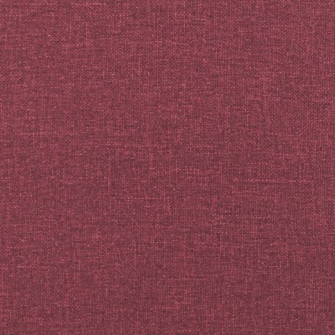 PODNÓŻEK CZERWIEŃ WINNA 70X55X41CM TAPICEROWANY TKANINĄ