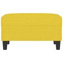 PODNÓŻEK JASNOŻÓŁTY 70X55X41CM TAPICEROWANY TKANINĄ