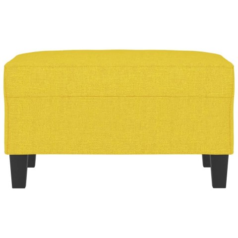 PODNÓŻEK JASNOŻÓŁTY 70X55X41CM TAPICEROWANY TKANINĄ