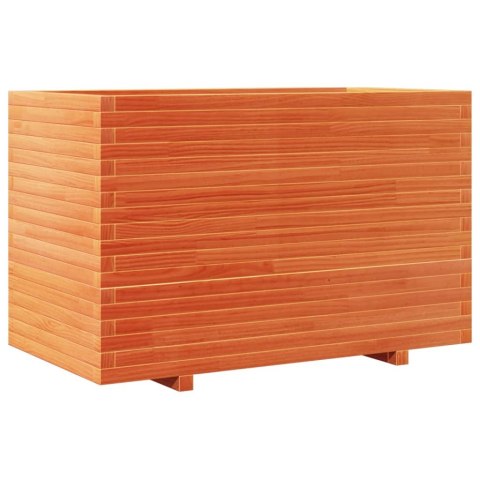 DONICA OGRODOWA WOSKOWY BRĄZ 110X60X72CM DREWNO SOSNOWE