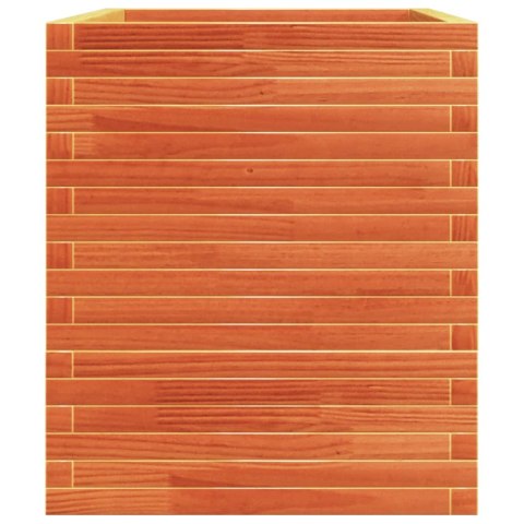 DONICA OGRODOWA WOSKOWY BRĄZ 110X60X72CM DREWNO SOSNOWE