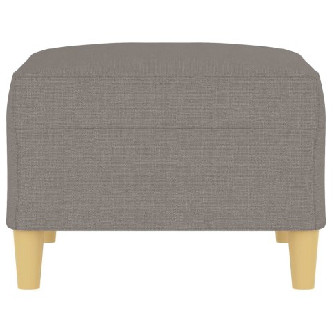 PODNÓŻEK TAUPE 70X55X41CM TAPICEROWANY TKANINĄ