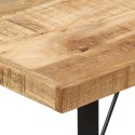 STOLIK BAROWY 110X55X107CM LITE DREWNO MANGO I ŻELAZO