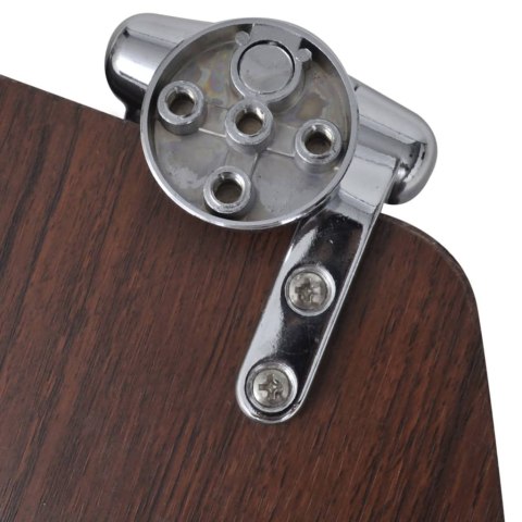 DESKI SEDESOWE WOLNOOPADAJĄCE 2 SZT. BRĄZOWE