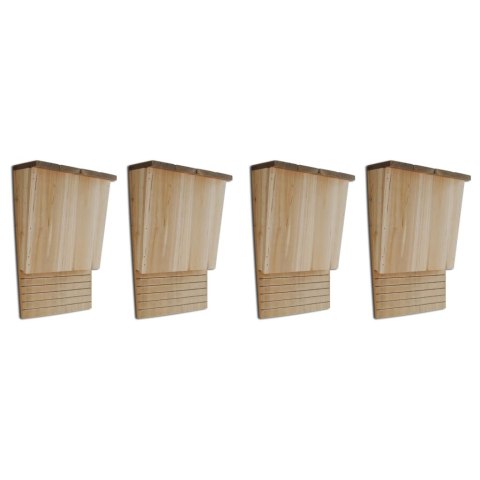 BUDKA DLA NIETOPERZY DOMEK SCHRON DOMKI BUDKI 4 SZTUKI