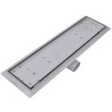 ODPŁYW PRYSZNICOWY LINIOWY 2 SZT. 530X140MM STAL NIERDZEWNA