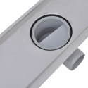 ODPŁYW PRYSZNICOWY LINIOWY 2 SZT. 530X140MM STAL NIERDZEWNA