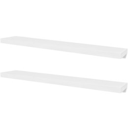 PÓŁKI ŚCIENNE 4 SZT. BIAŁE 120CM