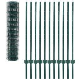 EURO OGRODZENIE STALOWE 20X 1,2M ZIELONE