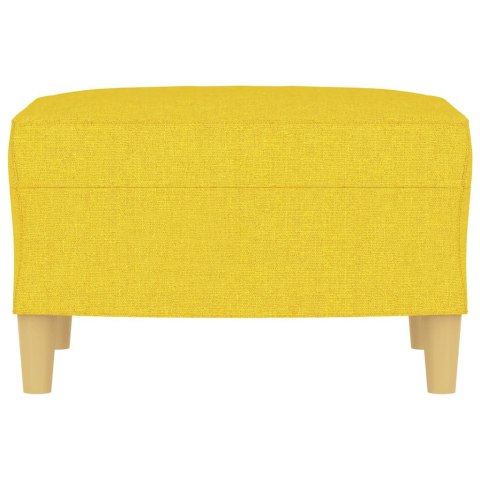 PODNÓŻEK JASNOŻÓŁTY 60X50X41CM TAPICEROWANY TKANINĄ