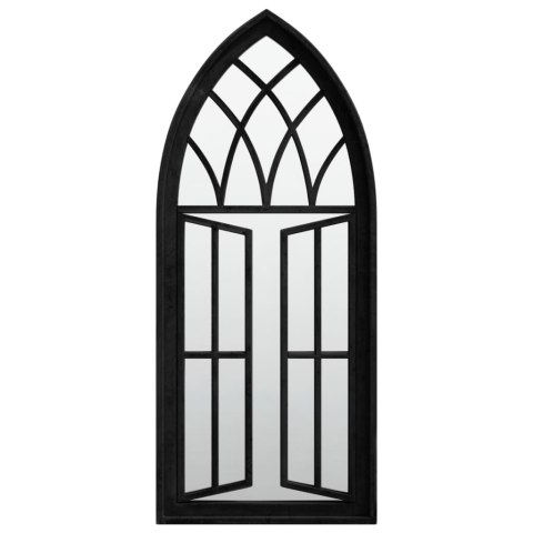 LUSTRO OGRODOWE CZARNE 70X30CM ŻELAZNE